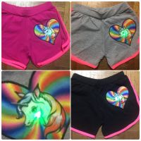 LED LICHT Einhorn Unicorn Shorts kurze Hose Gr 134 140 Neu München - Pasing-Obermenzing Vorschau