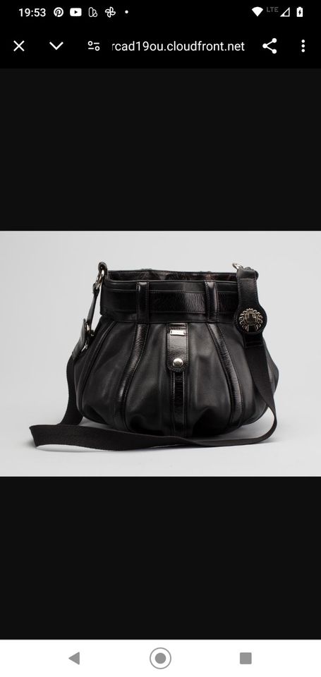 BELSTAFF Ledertasche,schwarz, Original, 2 Tragegürtel in Düsseldorf