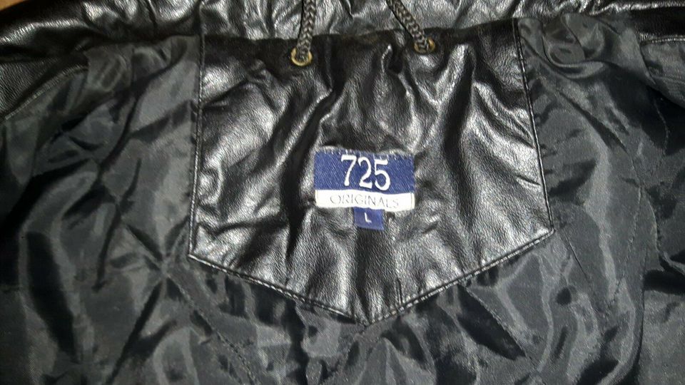 Motorrad Jacke "725" Grosse L .Kunstleder Retro Vintage in Wuppertal