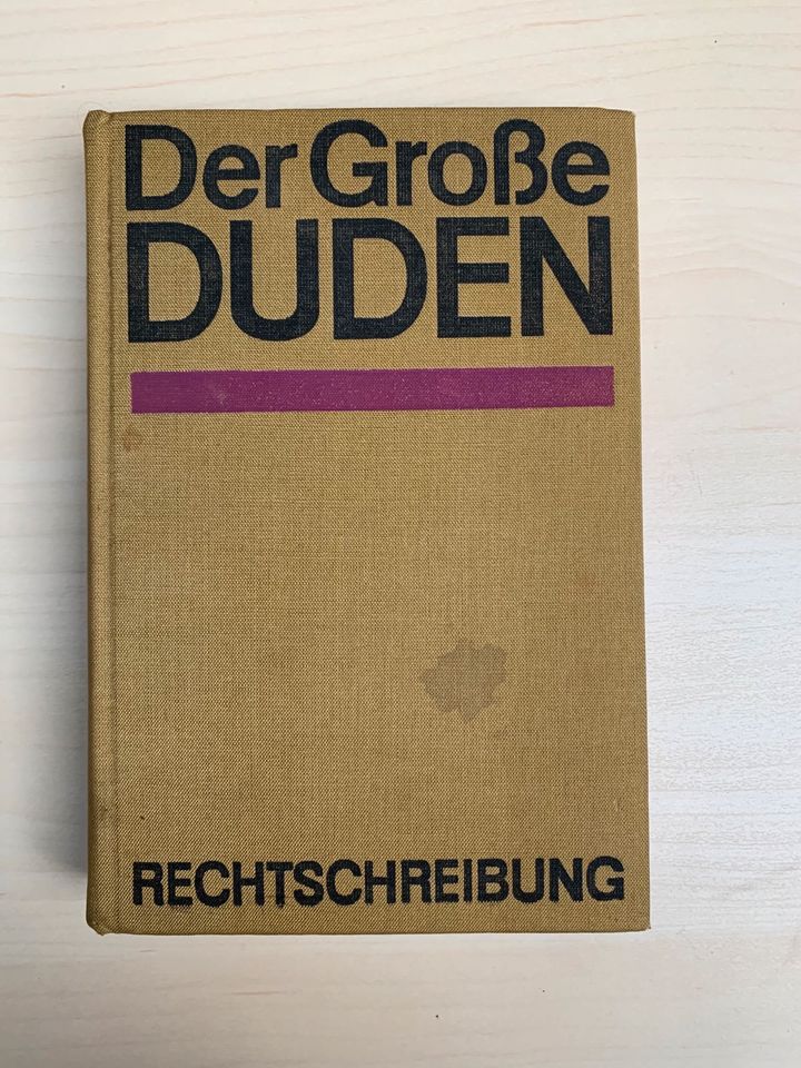 Der Große Duden 1974 DDR in Nordhausen