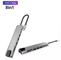 USB C Hub 8 in 1 Adapter HDMI 4K USB 3.0 Micro SD RJ45 MacBook Nordrhein-Westfalen - Gronau (Westfalen) Vorschau