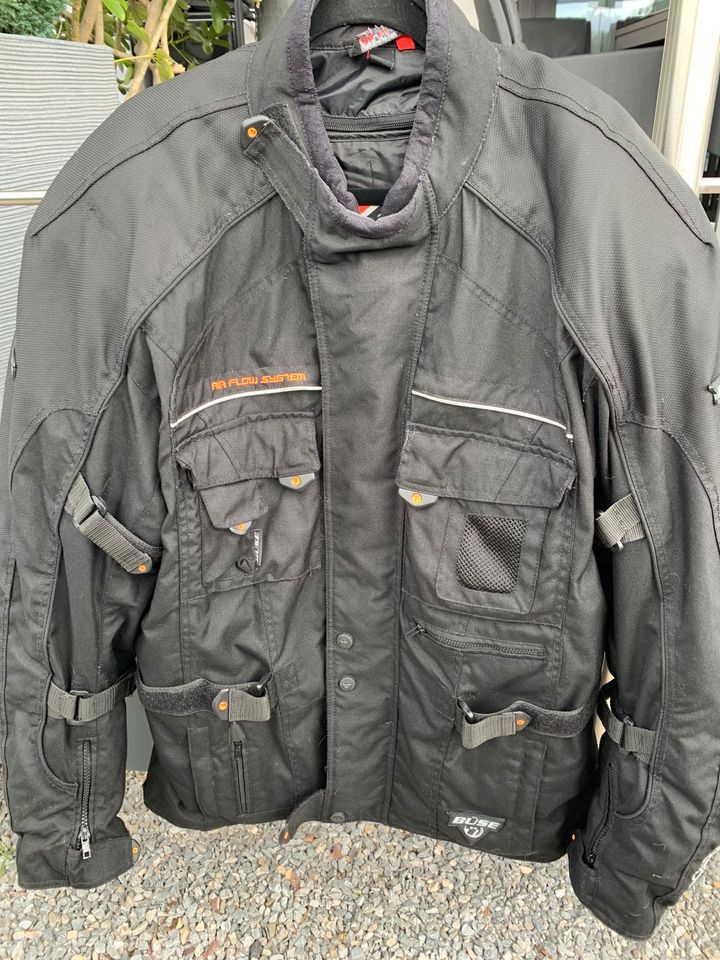 Motorrad Kombi Jacke Hose schwarz in Kevelaer