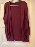Strickjacke Cardigan weinrot rot Bordeaux 38 40 Viskose Kiel - Mitte Vorschau