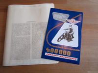 400000 Zündapp Motorräder 1953, Werbeprospekt mit DE200 Comfort Hessen - Limburg Vorschau