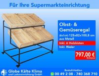 Obstregale, Gemüseregale, Supermarktregal, Regalsystem, Bioladen, Stairs Basic, Supermarkteinrichtung, Ladeneinrichtung Nordrhein-Westfalen - Mülheim (Ruhr) Vorschau