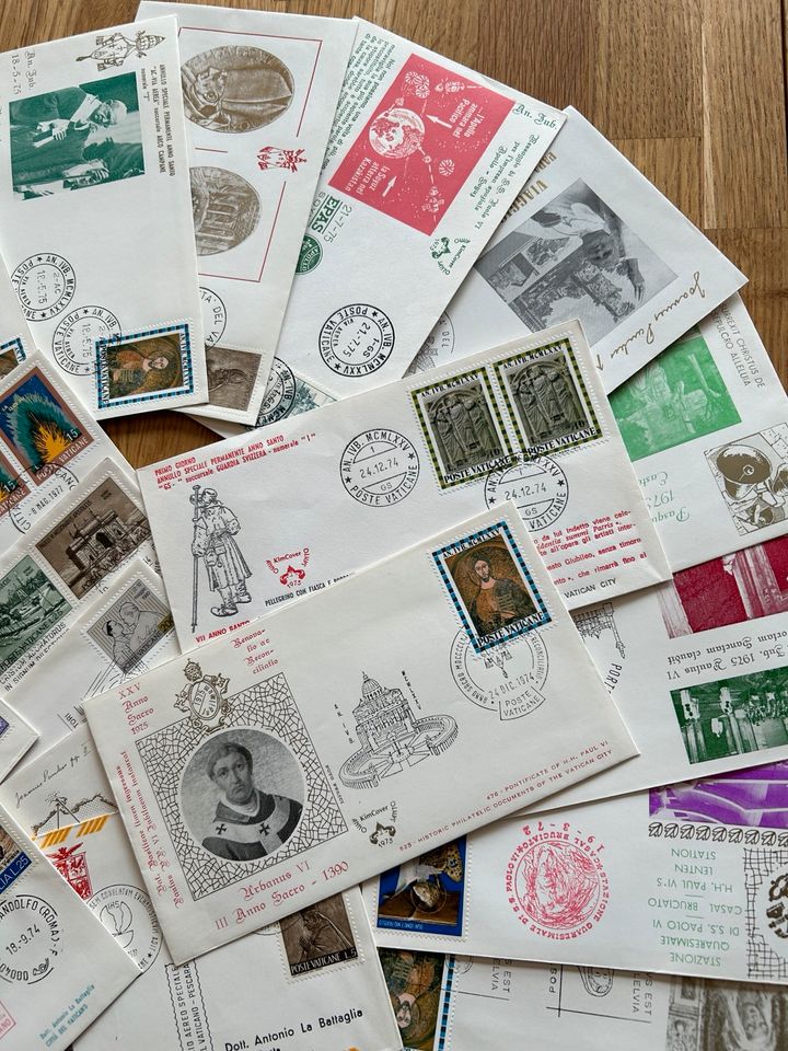 Briefmarken First Day Cover:   Vatikan versch. 1963-1983 je in Randersacker