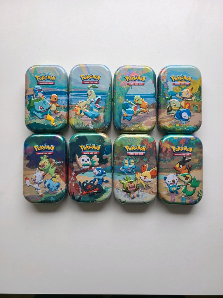 Alle 8 Pokemon Celebrations Mini Tin Boxen Bundle in Wuppertal