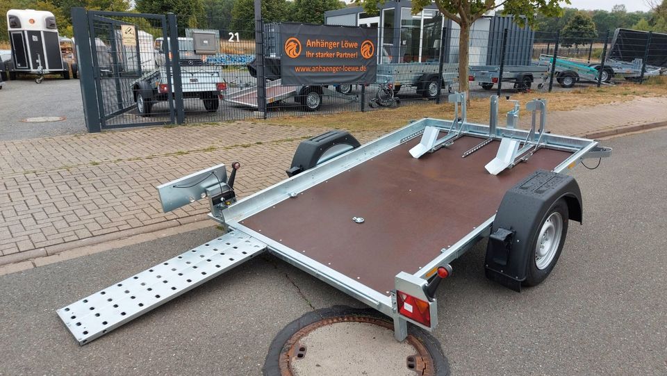 Neuer 1300 KG Motorradanhänger, Plattformanhänger, PKW-Anhänger in Ilsede