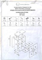 Hochwertiges Highboard Invicta Interior weiß hochglanz Schrank Dresden - Dresden-Plauen Vorschau