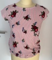 T-Shirt weiß/rot gestreift/Blumenmuster xs/34 Orsay Nordrhein-Westfalen - Castrop-Rauxel Vorschau