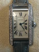 Cartier Tank Americaine 18k WG Diamantenlünette Damen 1713 Berlin - Schöneberg Vorschau