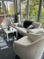 Weißes Natuzzi Sofa mit 2 Sessel Niedersachsen - Braunschweig Vorschau