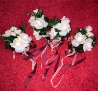 4 kleine Sträuße Rosen für Hochzeit / Deko Sachsen-Anhalt - Halle Vorschau
