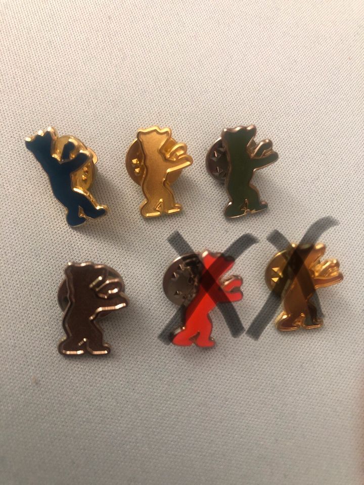 Berlinale Pins in Berlin