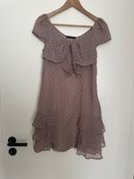 Schickes Kleid mit Schleife, Altrosa/grau, Gr. 36 Niedersachsen - Syke Vorschau