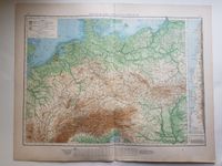 Deutschland Physische Übersicht Landkarte Andrees Handatlas 1899 Baden-Württemberg - Leonberg Vorschau