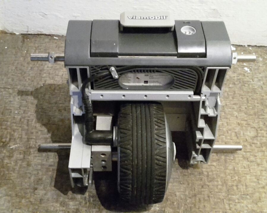 Rollstuhl Netti 3 (SB 43cm)+ Schiebehilfe Viamobil V25 elektrisch in Königswinter