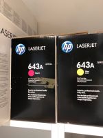 Laserjet HP gelb magenta 643A Toner ungeöffnet Nordrhein-Westfalen - Gelsenkirchen Vorschau