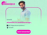 Mitarbeiter im Qualitätsmanagement Schwerin - Altstadt Vorschau