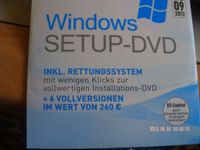 Orginale Windows SETUP-DVD INKL.RETTUNGSSYSTEM Sachsen - Brand-Erbisdorf Vorschau