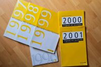 Briefmarkenkalender Deutsche Post 1996-2001 Briefmarken Thüringen - Sondershausen Vorschau