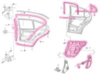 #### Seat Leon 1M Teile Türen Scheiben Dichtung #### Bayern - Selb Vorschau