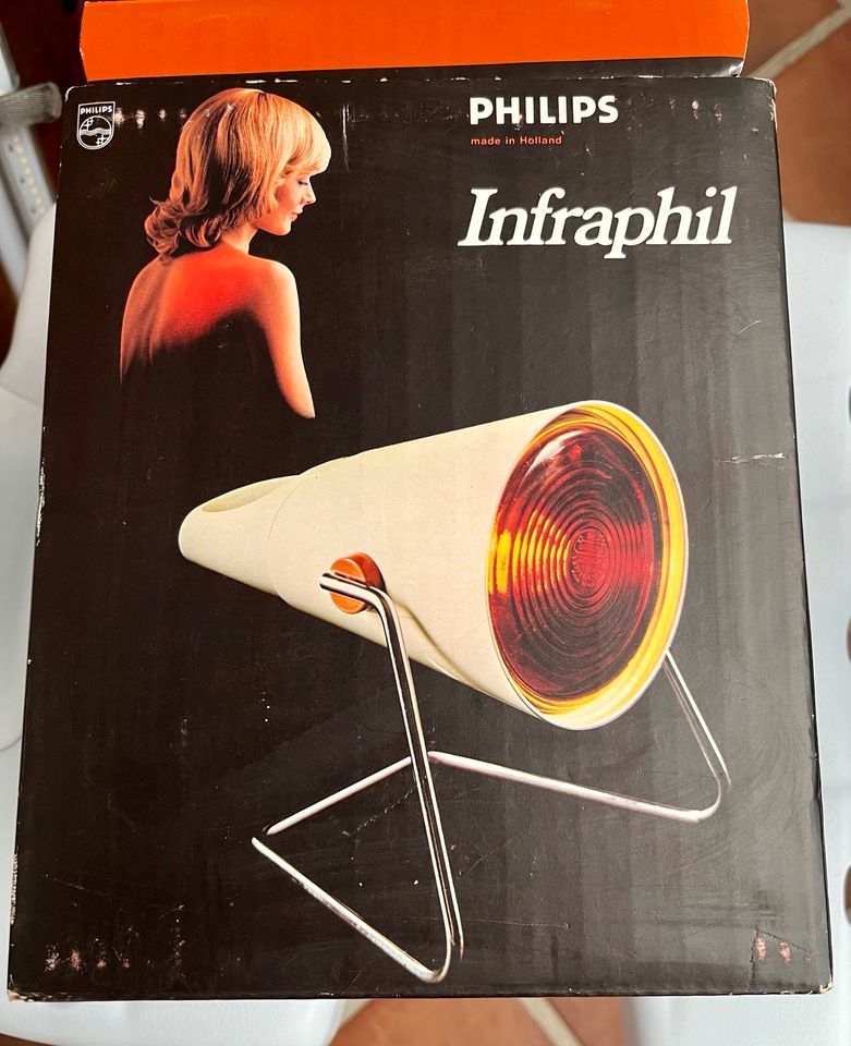 Vintage Philips Intraphil Infrarot-Wärmelampe inkl. OVP in Bedburg-Hau