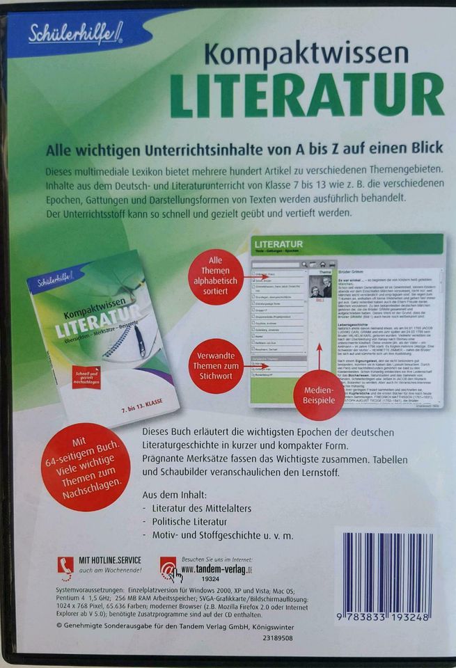 Kompaktwissen Literatur * 7. - 13. Klasse * Schülerhilfe in Neu-Anspach