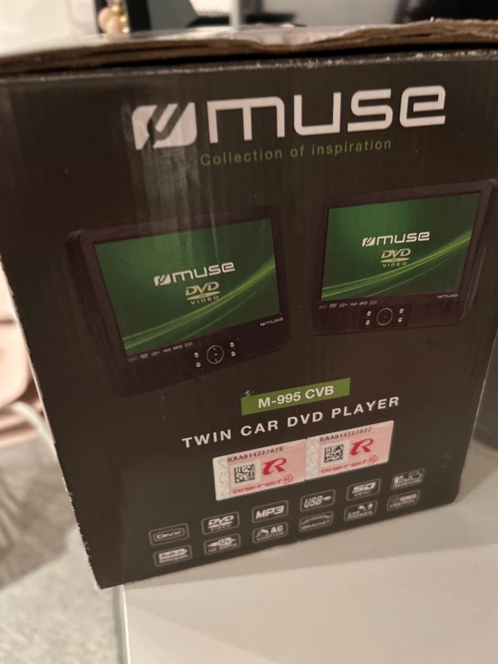 MUSE TWIN CAR DVD PLAYER M-995 CVB in OVP ohne Montagehalterung in Westhofen