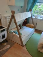 Hausbett für Kinder 140x70cm mit Matratze und Spannbettlaken Berlin - Spandau Vorschau