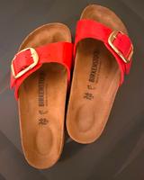 Birkenstock Madrid Big Buckle, rot Lack Bayern - Finningen Vorschau