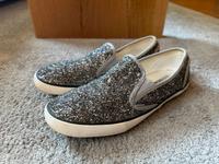 Hilfiger Denim Slipper Sneaker Ballerina silber glitzernd 39 Bayern - Schwebheim Vorschau