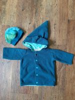 Baby-Jacke mit spitzer Kapuze und Mütze, handmade, Größe 68 Rostock - Brinckmansdorf Vorschau