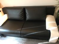 Gästesofa Schlafcouch schwarz weiß Kunstleder modern Baden-Württemberg - Pliezhausen Vorschau