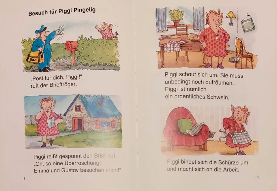 Bildergeschichten mit Piggi Pingelig / Autorin: Marlies Arold in Eggenfelden