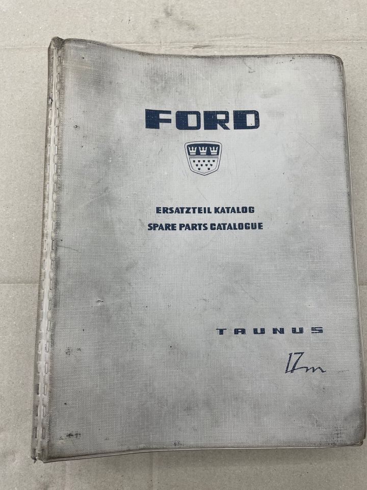 Ford Taunus 17M P2, 1957-1960, Ersatzteilliste, Ersatzteilkatalog in Hamburg