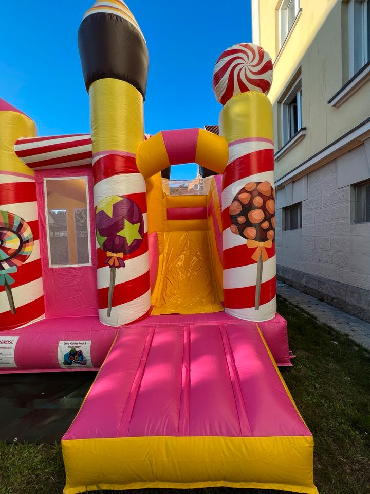 Sweet Shop Hüpfburg mieten - Geburtstag - Hochzeit- Events in Würzburg