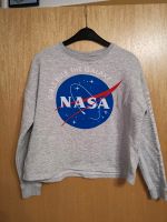 tolles NASA Mädchen Sweatshirt, Gr. 158/164, hellgrau, Glitzer Baden-Württemberg - Mosbach Vorschau