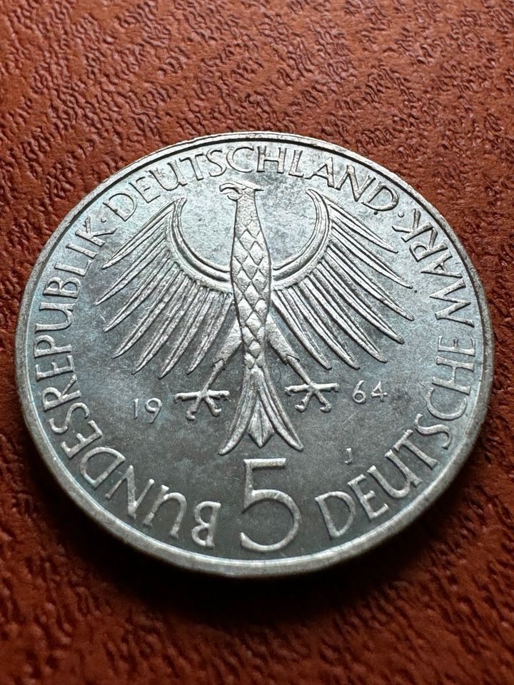 5 Mark 1964 Johann Gottlieb Fichte in Frankenthal (Pfalz)