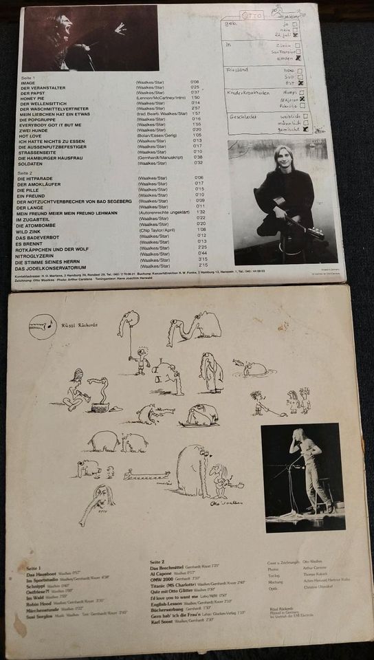 Otto Waalkes Vinyl LP Album 7 Stück Friesenjung in Lindlar