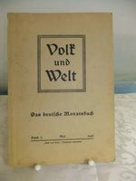 Antik 1936 Monatsbuch Volk und Welt Band 5 Nordrhein-Westfalen - Leverkusen Vorschau