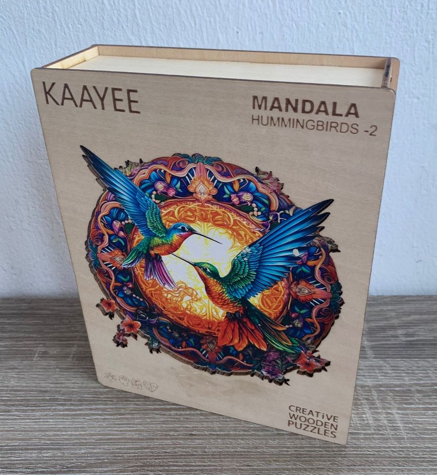 Holzpuzzles Puzzle Mandala Kolibris-2 Holz-Puzzle, Kaayee, 300 St in Sögel