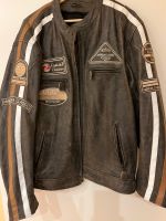 Herren, Retro Motorrad Lederjacke.Top Zustand gr.3xl Brustumf.67 Nordrhein-Westfalen - Nettetal Vorschau