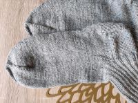 Handgestrickte Socken NEU grau Größe ca. 46-47 Bayern - Trabitz Vorschau
