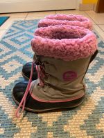 Sorel Yoot Pac Outdoor Boots Schneestiefel grau rosa Gr.34 Bayern - Schwarzenbruck Vorschau