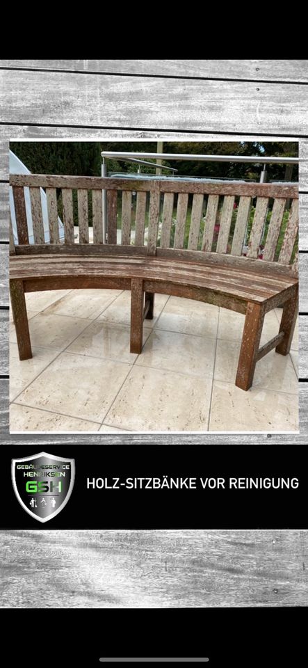 Terrassenreinigung / Holzterrassenreinigung / Holzreinigung ohne Hochdruck in Großhansdorf