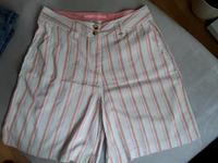 M L 38 40 W:28 Cecilkurze Sommer Hose Short BermudaWeißgestreift Niedersachsen - Achim Vorschau