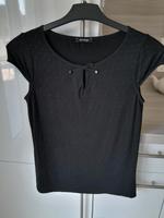 NEU / Schwarzes T-Shirt gepunktet Gr. S Saarland - Wadgassen Vorschau