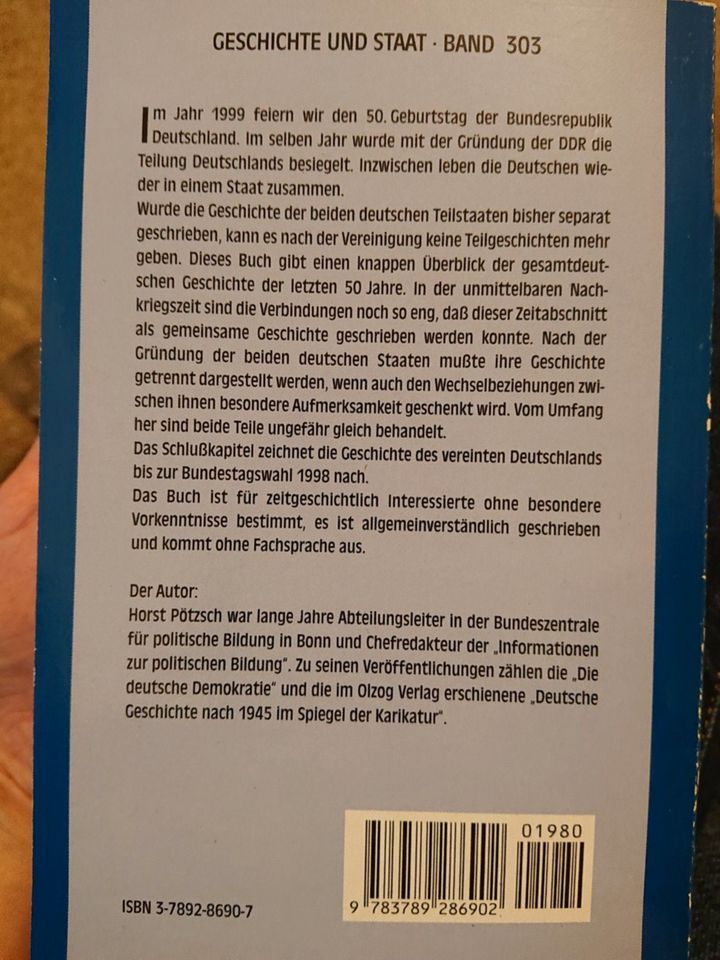 Deutsche Geschichte von 1945 bis zur Gegenwart - Horst Pötzsch in Dresden