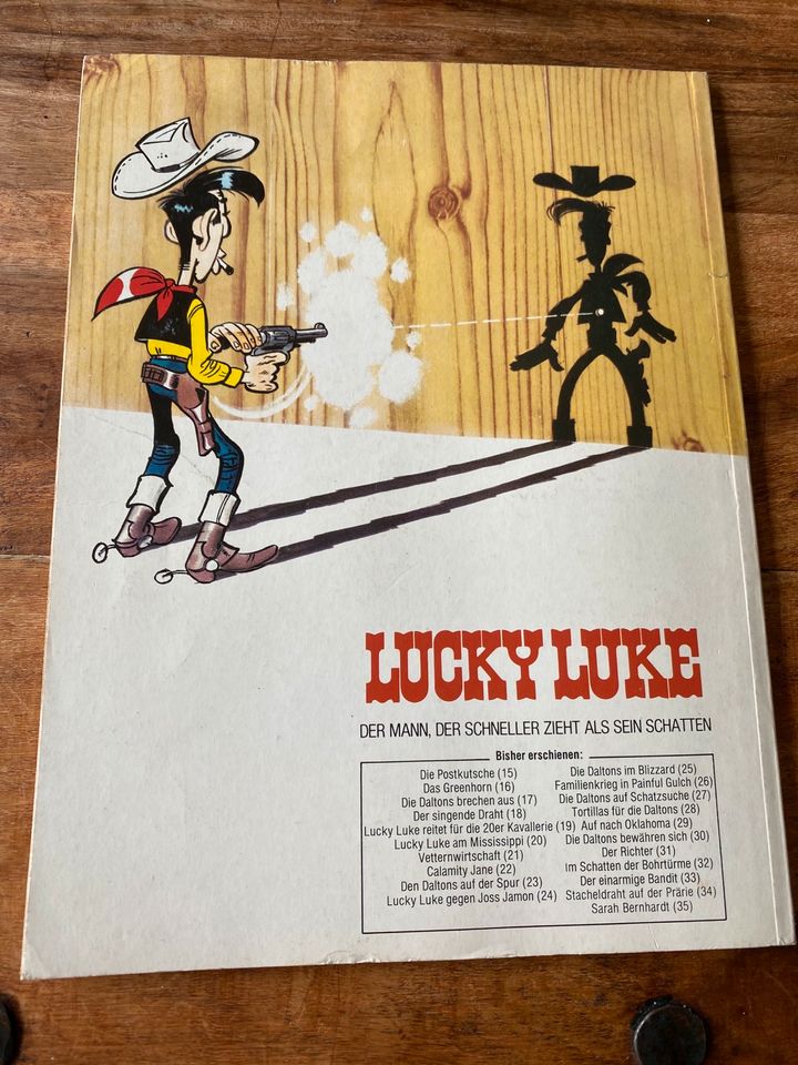 Vintage Lucky Luke Comic Band 35 - Sarah Bernhardt in Köln